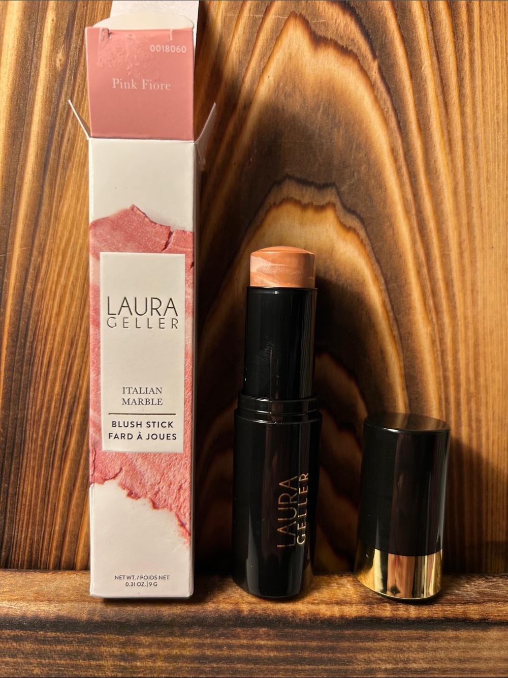 Laura Geller Pink Fiore Marble Blush Stick - Pink Peach Swirl